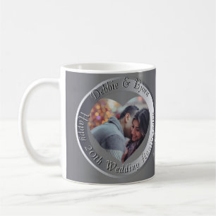 10th,20th,25th,70th Wedding Anniversary Photo Coff Coffee Mug