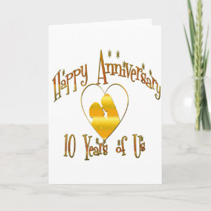 10th. Anniversary Card