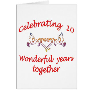 10 Year Anniversary Cards &amp; Invitations | Zazzle.co.uk