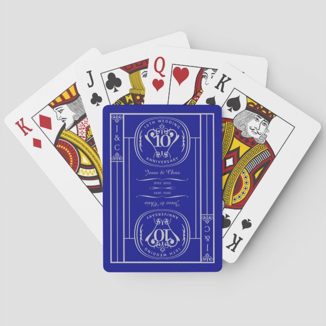 10th Anniversary Classic Playing Cards (Back)