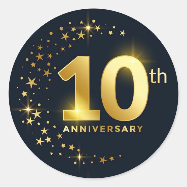 10th Anniversary  Envelope Seal (Front)