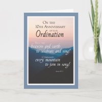 10th Anniversary of Ordination Congratulations