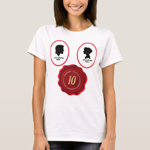 10th anniversary red wax seal T-Shirt