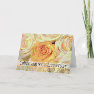 10th anniversary rose invitation