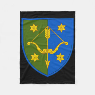10th Army Corps (ukraine) V2 Ukrainian Military Fleece Blanket