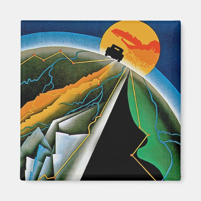 10th Automobile Rally de Monte Carlo Magnet (Front)