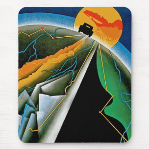 10th Automobile Rally de Monte Carlo Mouse Mat