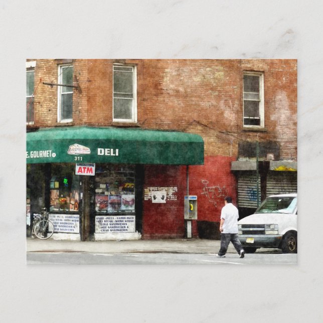 10th Ave. Deli in Manhattan Postcard (Front)