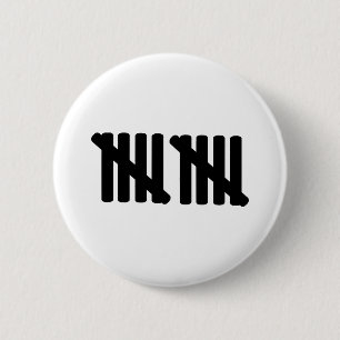 10th birthday 6 cm round badge