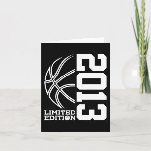 10th Birthday Basketball Limited Edition 2013 2 Card