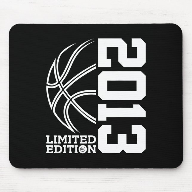 10th Birthday Basketball Limited Edition 2013 2 Mouse Mat (Front)