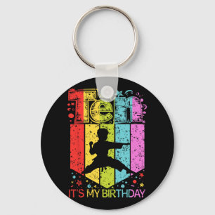 10th Birthday Boy Girl 10 Year Old Karate Birthday Key Ring
