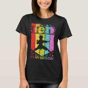 10th Birthday Boy Girl 10 Year Old Karate Birthday T-Shirt