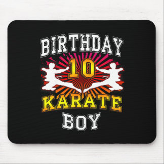10th Birthday Boy - Karate 10 Year Old Children's Mouse Mat