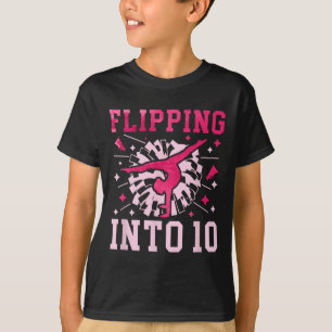 10th Birthday Cheerleader Ten Year Old Cheerleadin T-Shirt
