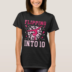 10th Birthday Cheerleader Ten Year Old Cheerleadin T-Shirt