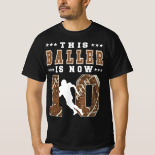 10th Birthday Football Boy Ten Year Old Football P T-Shirt