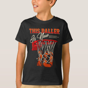 10th Birthday For Boy Basketball 10 Years Old Kid T-Shirt