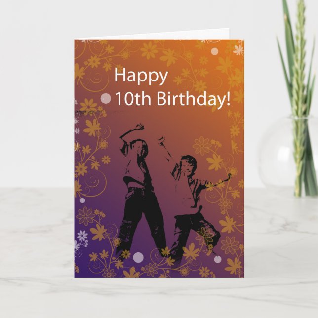 10th Birthday for Boys Card (Front)