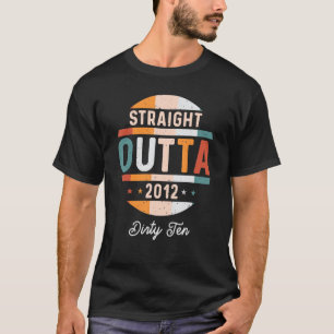 10th Birthday Funny Vintage Tees Straight Outta 20