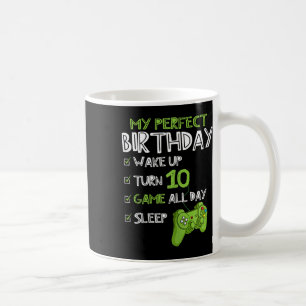 10th Birthday Gaming 10 Years Old Perfect Gamer Gi Coffee Mug