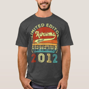 10th birthday Gift Awesome Since September 2012 10 T-Shirt