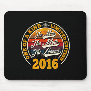 10th Birthday Gift Man Myth Legend 2016 10 For Yea Mouse Mat