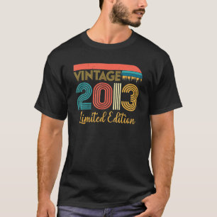 10th Birthday Gift Vintage 2013 Limited Edition 10 T-Shirt