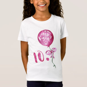 10th Birthday Girl, Anniversary Girls Gifts T-Shirt