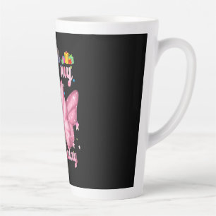 10th Birthday Girl Butterfly Princess Birthday Latte Mug