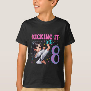 10th Birthday Girl-martial Arts Party Karate Taekw T-Shirt