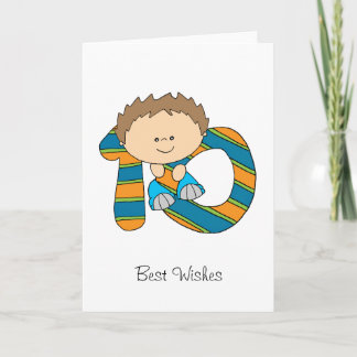 10th Birthday - Greetings card - Boy