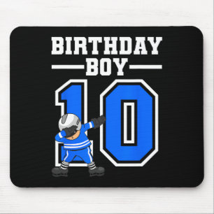 10th Birthday - Ice Hockey 10 years old Mouse Mat