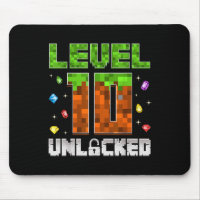 10th Birthday Level 10 Unlocked Kids 10 Year Old G