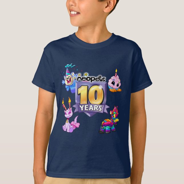 10th Birthday Logo T-Shirt (Front)