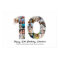 10th Birthday Number 10 Photo Collage Picture