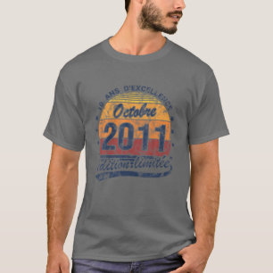 10Th Birthday Of Excellence October 2011 Girl Boy T-Shirt
