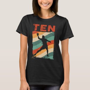 10th Birthday Retro Table Tennis 10 Years Old Boy  T-Shirt