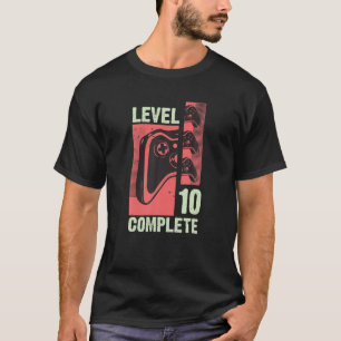 10Th Birthday S For Girls Boys Gamer Gaming Gifts T-Shirt