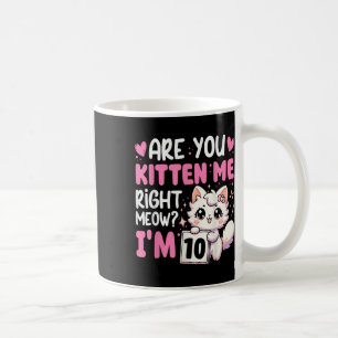 10th Birthday Shirt For Girl 10yr Ten 10 Year Old Coffee Mug