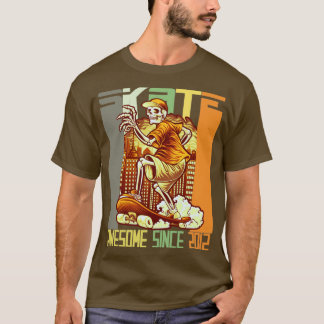10th Birthday Skateboard Lovers Skater Awesome Sin T-Shirt