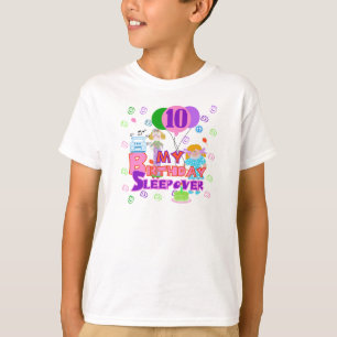 10th Birthday Sleepover T-Shirt
