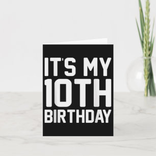10th Birthday Soccer Player Boy Party Celebration  Card
