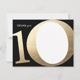 10th Business Anniversary Thank You Card