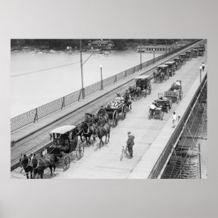 10th Cavalry Funeral: 1917 Poster