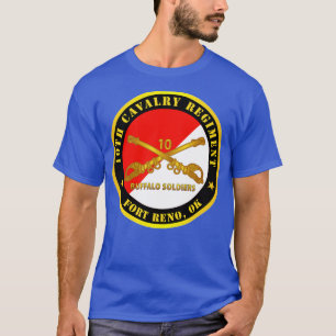 10th Cavalry Regiment Fort Reno OK Buffalo Soldier T-Shirt