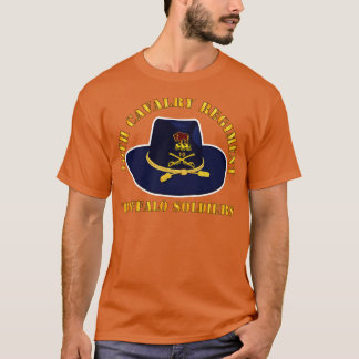 10th Cavalry Regiment w Cav Hat Buffalo Soldiers T-Shirt
