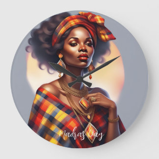 10th edition of Madras Day - Limited Edition #3 Large Clock