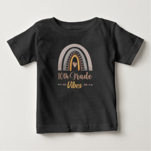 10th Grade Vibes Tenth Grade Back to School Baby T-Shirt