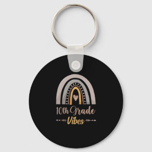 10th Grade Vibes Tenth Grade Back to School Key Ring